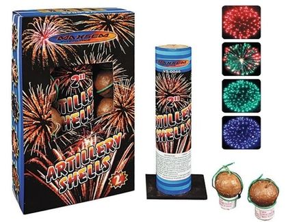 Фестивальные шары "Artillery Shell" VS-0046 к-т8 шт * 2"  (1/12)