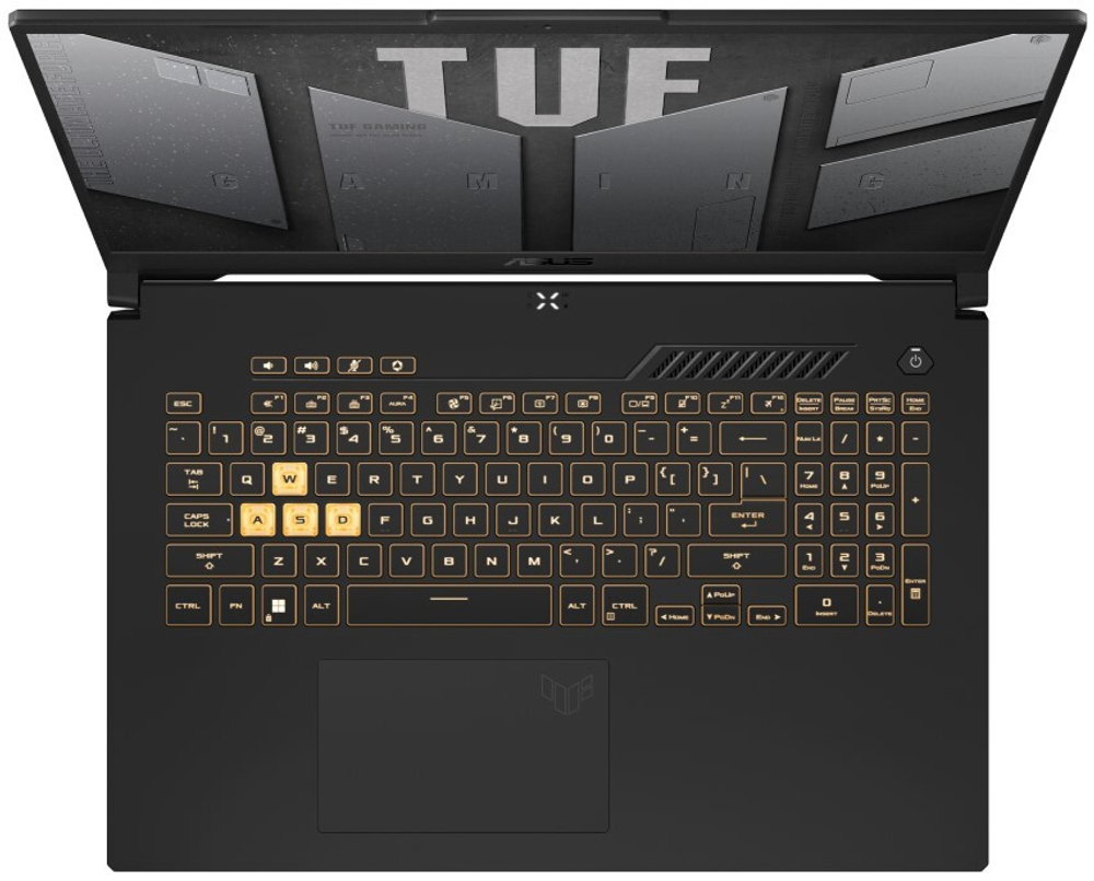 Ноутбук  ASUS TUF Gaming F17 FX707ZC4-HX119 17.3 ", Core i5, 16 Гб RAM, 512 Гб SSD, GeForce RTX 3050, Серый
