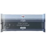 Пластилин скульптурный Гамма "Студия", серый, твердый, 1кг, пакет