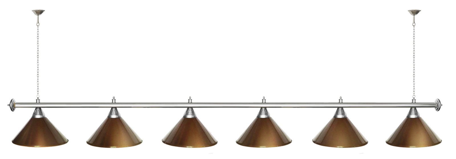 Лампа STARTBILLIARDS 6 пл. (плафоны зеленые,штанга зеленая,фурнитура золото) фото №14