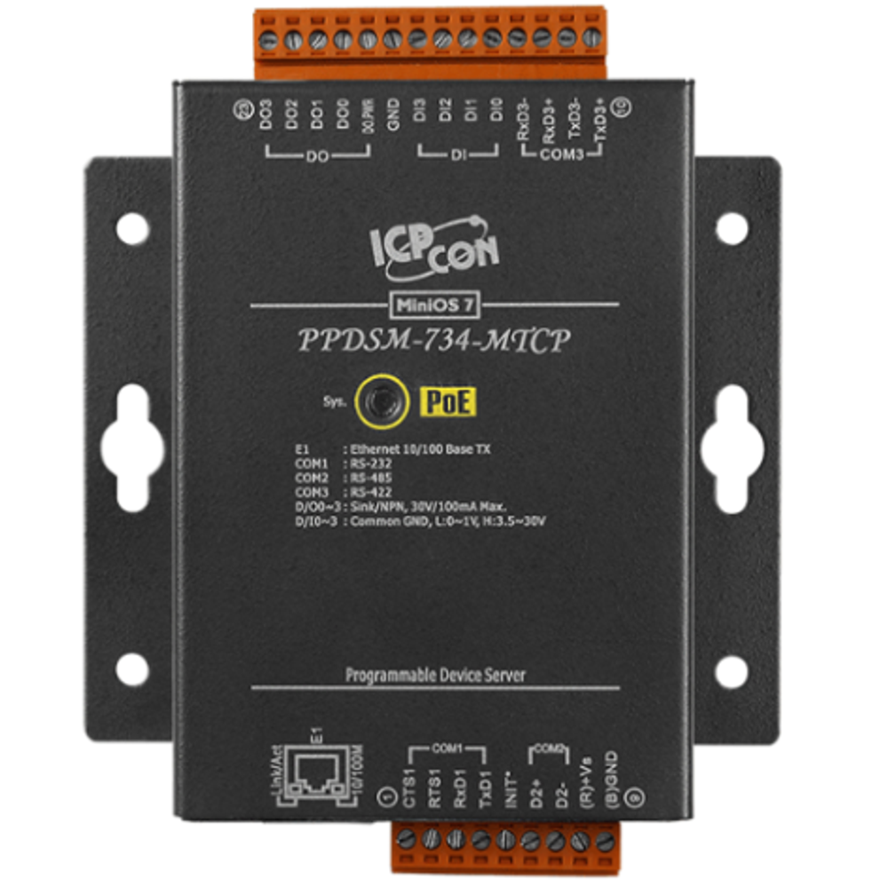 Преобразователь ICP DAS PPDSM-734-MTCP CR