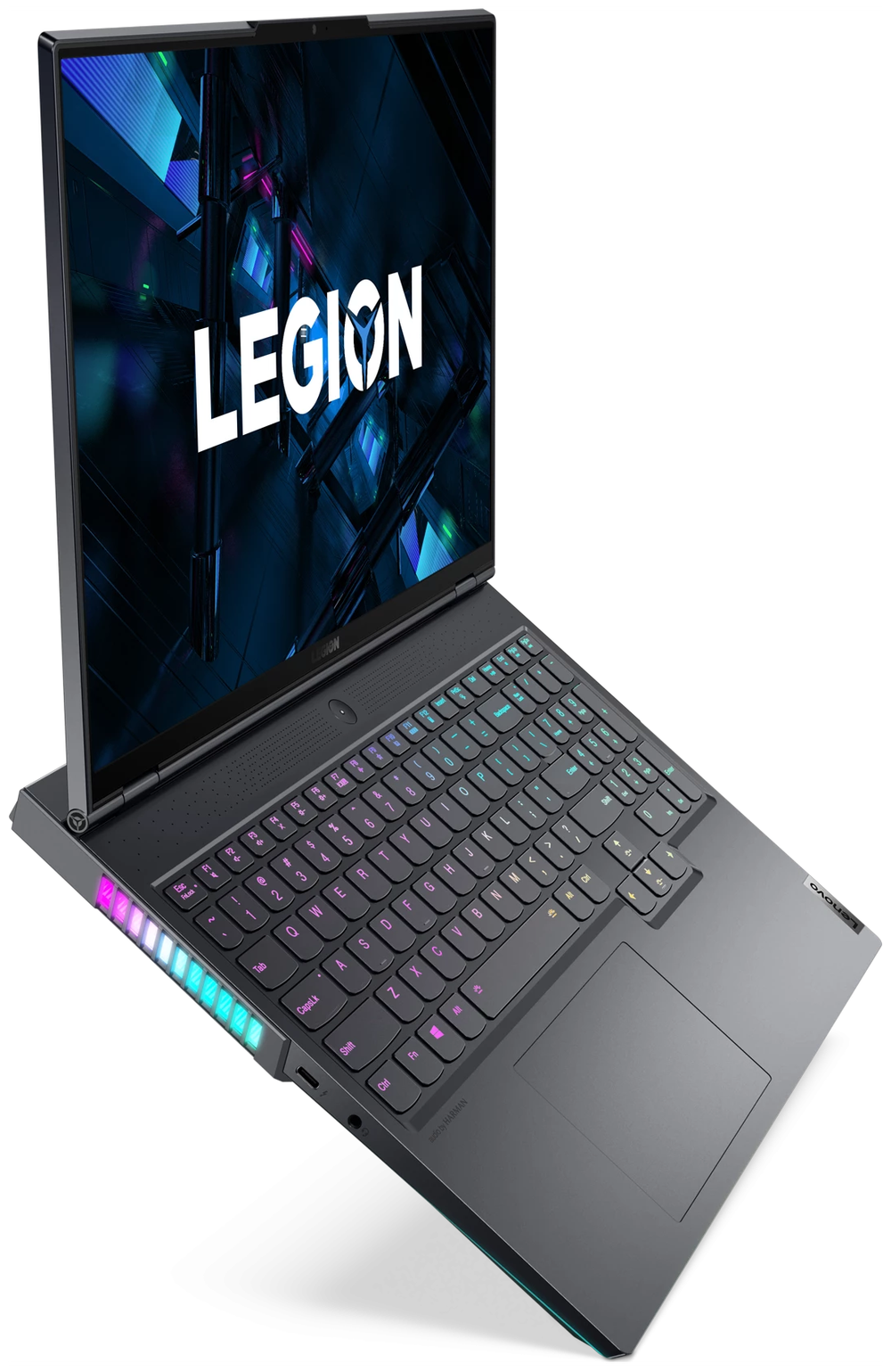 Ноутбук игровой Lenovo Legion 7 16ITHg6 (82K60076RK) 16"/Intel Core i7 11800H /RAM 32 GB/SSD 1TB/Nvidia RTX3080 16GB/2560x1600/IPS 165Hz/DOS/Подсветка кл-ры: RGB/темно-серый. Состояние: B1
