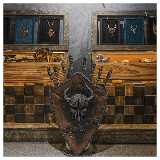 Набор шампуров из серебра «Тотем»