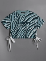 Летний костюм для девочки, футболка и кюлоты