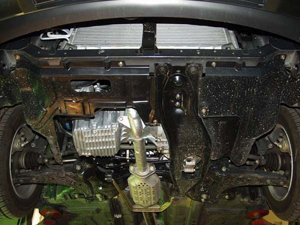 Защита картера двигателя (2 мм, сталь) для Kia Spectra 2004-2011 (V = 1.5) Sheriff.11.1303