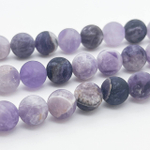 Бусины Аметист, диаметр 10,1-10,3 мм, цена за 18 шт (1/2 нити)