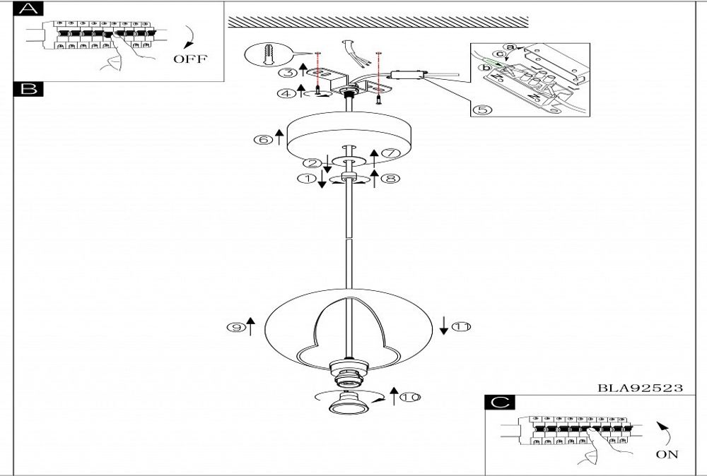 Подвесной светильник Eglo Pratella 92523