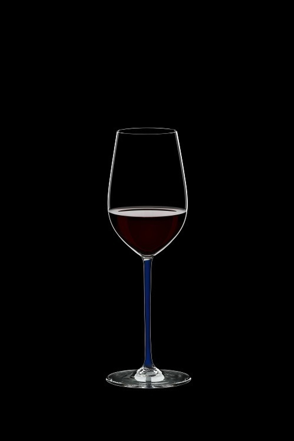Бокал для вина 395мл Riedel Fatto a Mano Riesling/Zinfandel с синей  ножкой