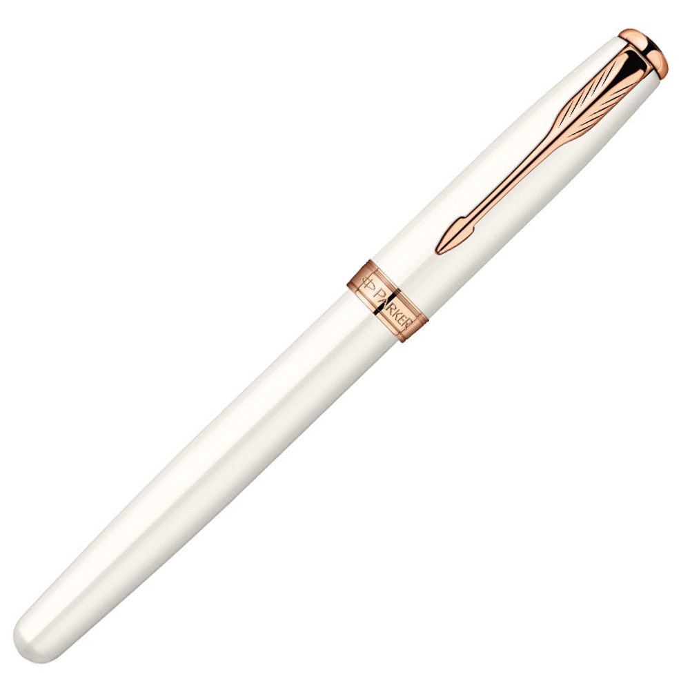 5й пишущий узел Parker Sonnet F540 PREMIUM Pearl PGT Fblack (S0975990)