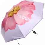 Зонт механический ветроустойчивый, матовая ручка «BESTzontik - lira», микс 4 дизайна, длина 25см, d-110см