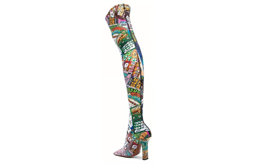 Vetements Over the knee Boots 10.5cm Women"s Multicolor