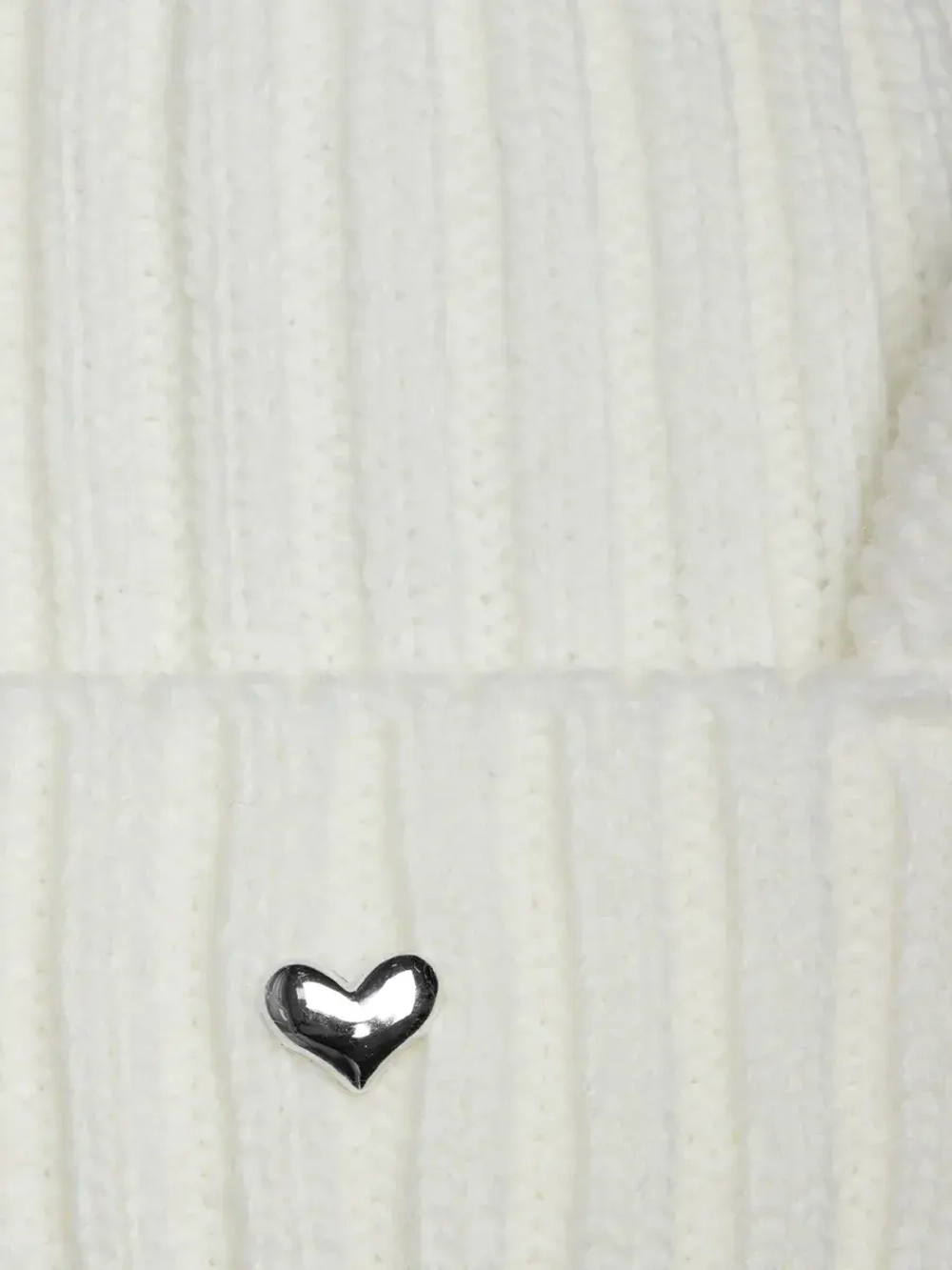 Шапка зимняя с помпоном и ушками для девочки