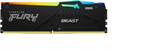 Оперативная память KINGSTON DDR5 32GB FURY Beast Black RGB PC5-51200 6400MHz CL32 1 4V XMP KF564C32BBA-32