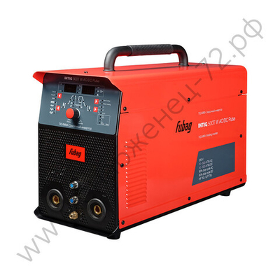 FUBAG Сварочный инверторный аргонодуговой аппарат INTIG 500 T AC/DC PULSE с горелкой FB TIG 26 5P 4m и модулем охлаждения и тележкой