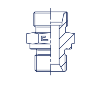 Штуцер FB DL08 BSP 1/8 (корпус)