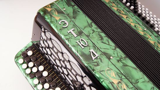 BN-40 Баян Этюд-205М2 55х100-II ученический двухголосный Тульская гармонь