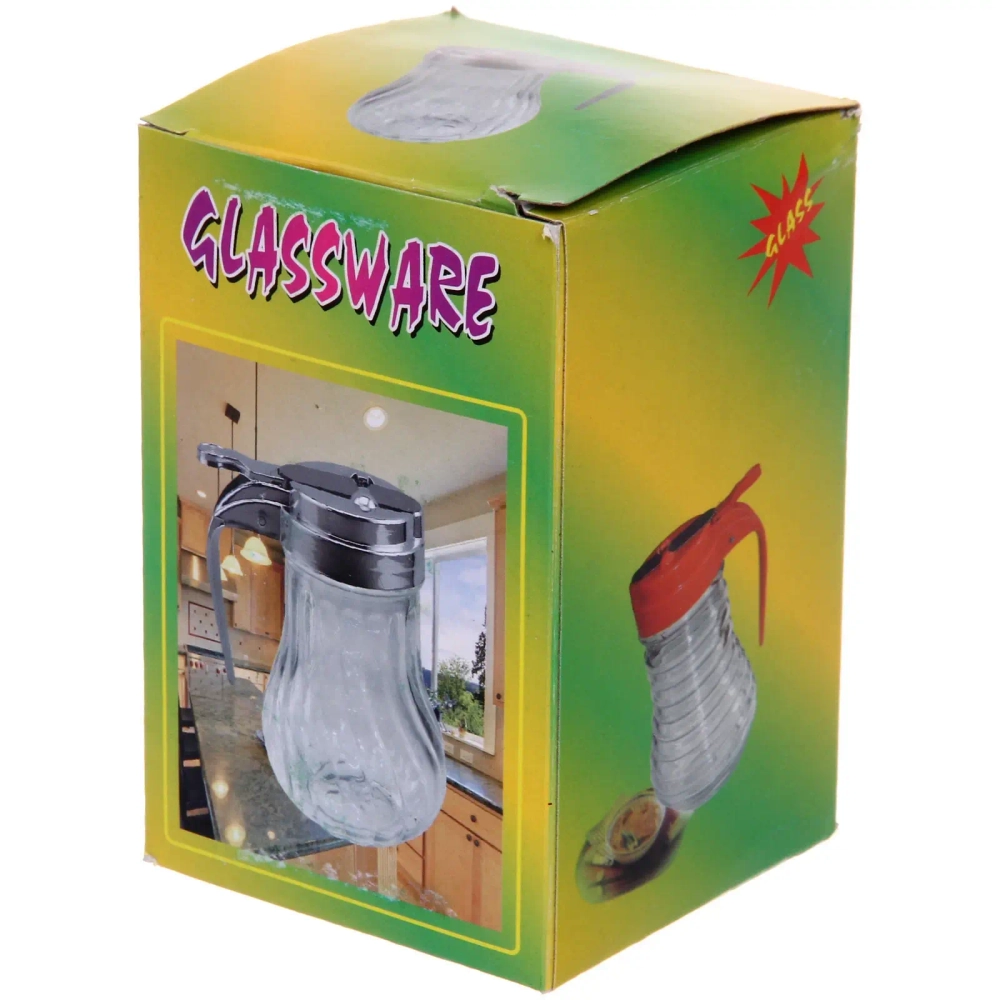 Сахарница стеклянная с дозатором крышка под металл