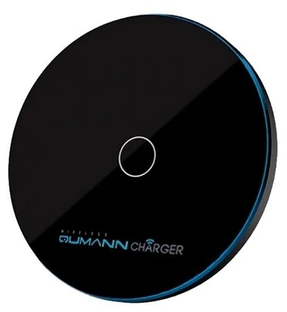 Qumann QWC-02 Wireless Disc Qi Fast Charger Black 50520 Беспроводное зарядное устройство