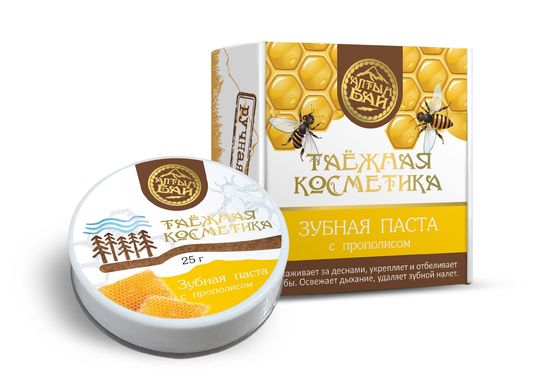 -Зубная паста "С прополисом", 25 гр. (Порошок)