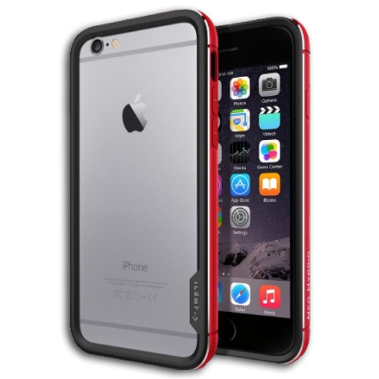 Spigen SGP Case Neo Hybrid EX Metal for iPhone 6S и 6 Red Metal SGP11190