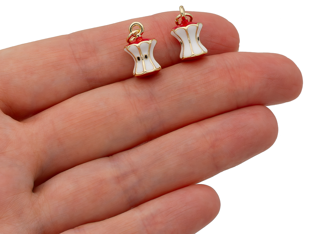 Подвеска "Яблоко" 14мм, эмаль