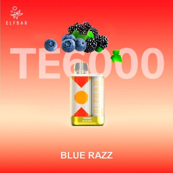 Elf Bar ТЕ6000 - Blue Razz (5% nic)
