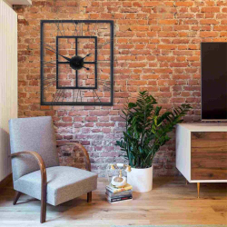 Настенные часы 07-113 с патиной 80х90см Династия