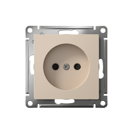 Розетка AtlasDesign 16А без заземл. защ. шторки быстрозажим. клем. механизм песочн. SE ATN001249S
