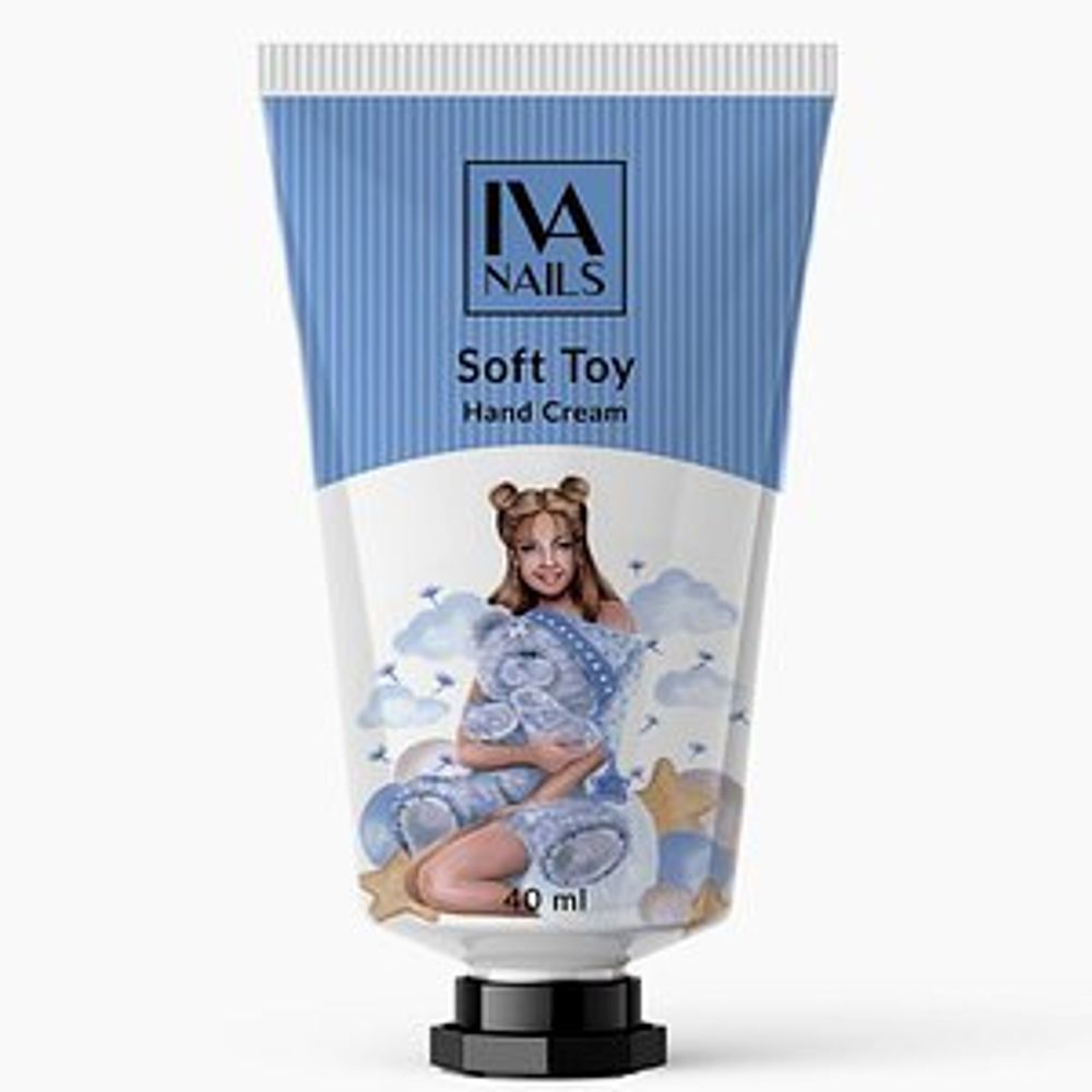 Крем для рук увлажняющий в тубе «Soft Toy», IVA NAILS