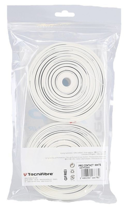 Теннисные намотки Tecnifibre Pro Contact 30P New - белый