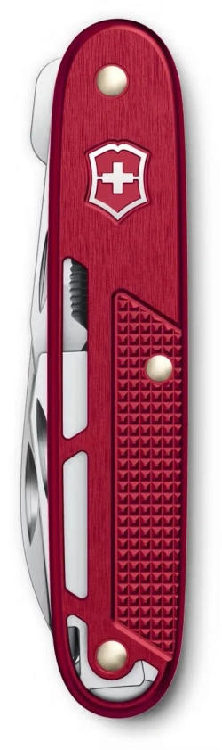 Нож Victorinox Synergy Alox, 93 мм, 9 функций, красный, картонная коробка