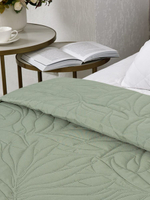 Покрывало на кровать, стеганое, поплин с размерами 215х220