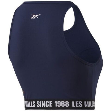 Топ теннисный Reebok Les Mills Beyond The Sweat Crop W - vector navy