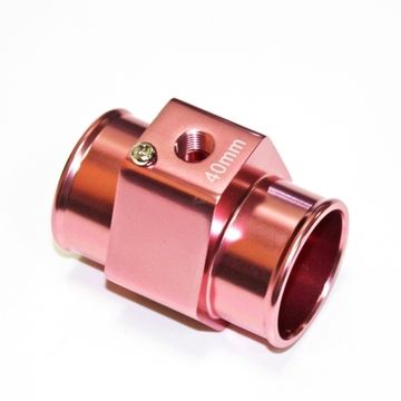 Адаптер / проставка для установки датчика охлаждающей жидкости DEPO Racing 40мм красная