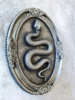 Барельеф на стену из гипса Змея