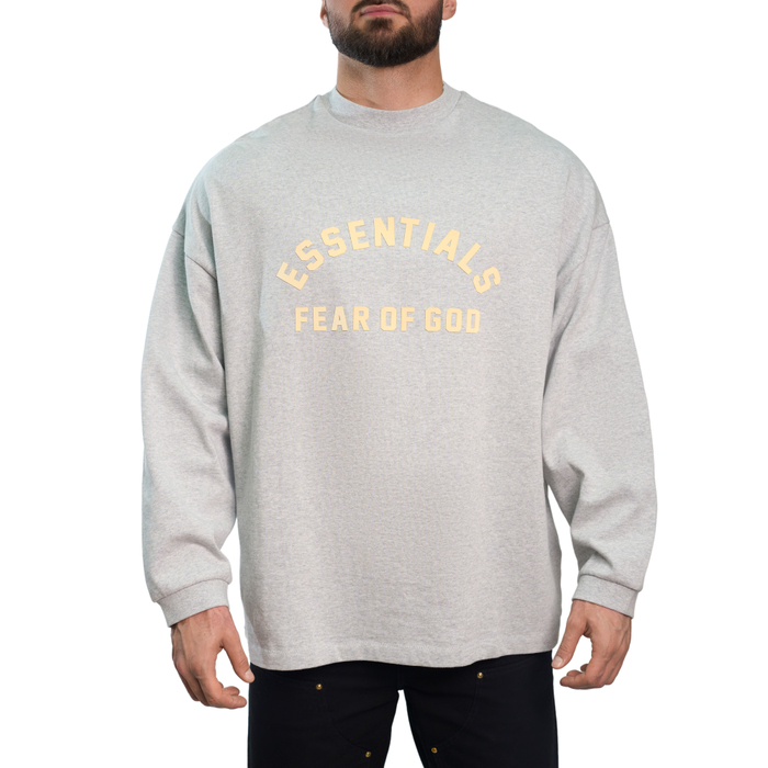 Fear Of God Essentials Heavy Jersey Long-Sleeve "Light Grey"
