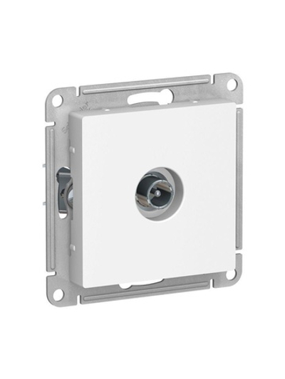 Розетка телевизионная проходная TV AtlasDesign 4дБ механизм бел. SE ATN000192