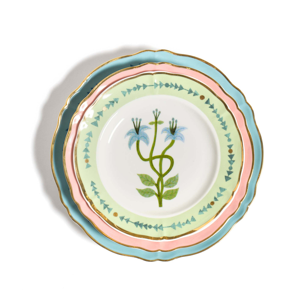 Тарелка десертная Bitossi Home Botanica Green (20.5 см)