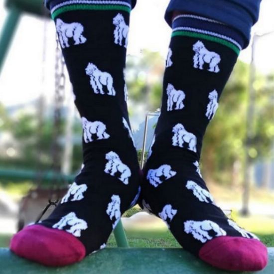 Носки "Гориллы", р-р 40-46 (черный)