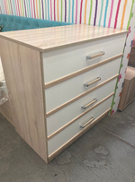 Комод Сакура дуб сонома/белый