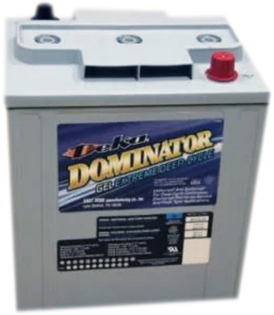 Аккумулятор тяговый Deka Dominator 8GTE35 6В GEL 189а/ч, необслуживаемый