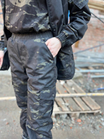 Женская горка Валькирия флис / осень-зима / черный мультикам