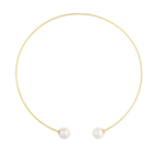 Колье Possebon White Pearl B0500.1 BW/G