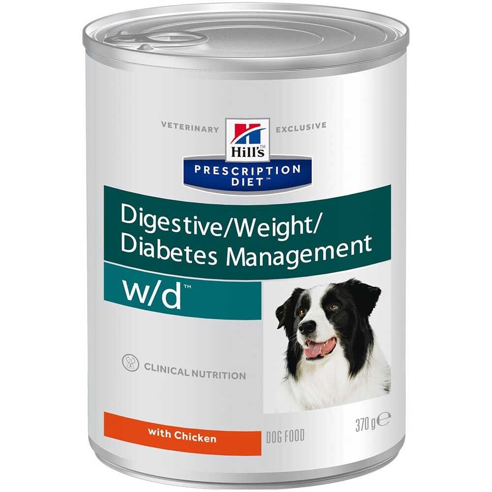 Hill&#39;s Canine w/d 370 г - диета консервы для собак для лечения сахарного диабета 8017M