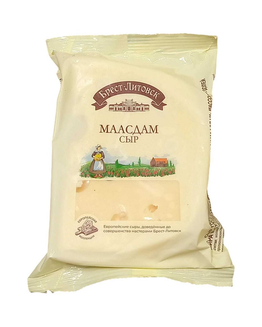 Сыр "Брест-Литовск" маасдам 200г