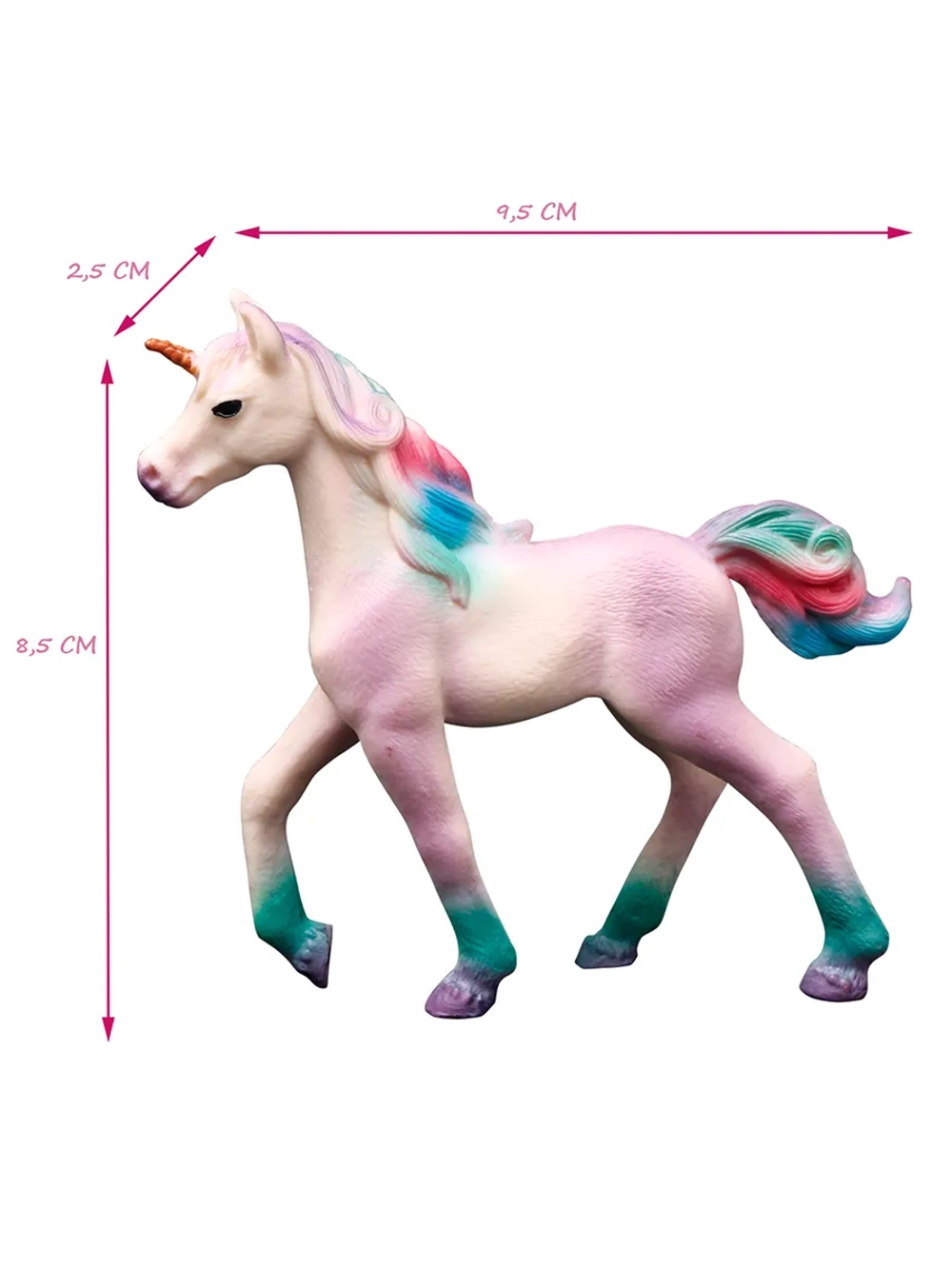 Набор фигурок животных Мир фэнтези Семья фиолетовых единорогов 2 шт