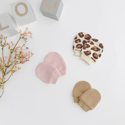 Антицарапки сет из 3х пар LooJoo Леопард / Карамель / Пудра