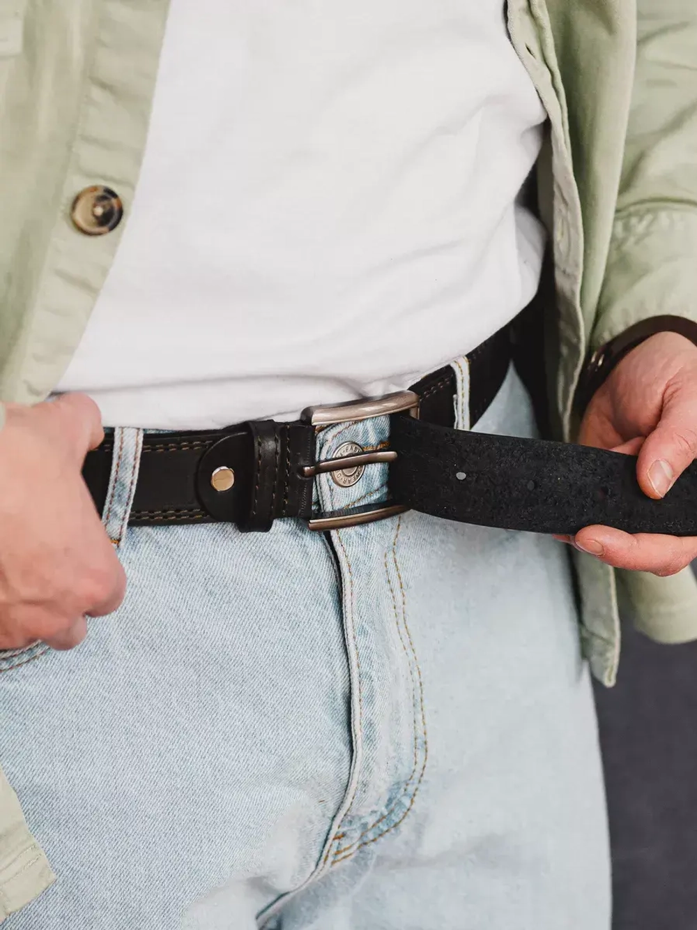 Ремень натуральная кожа