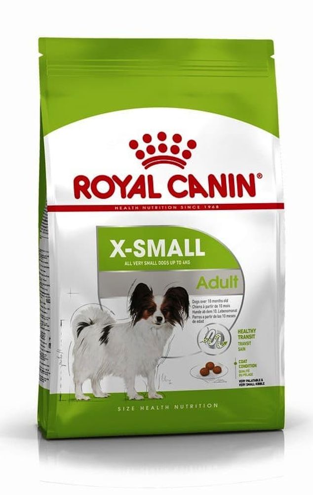 Сухой корм Royal Canin X-Small для взрослых собак миниатюрных пород, пакет 3 кг
