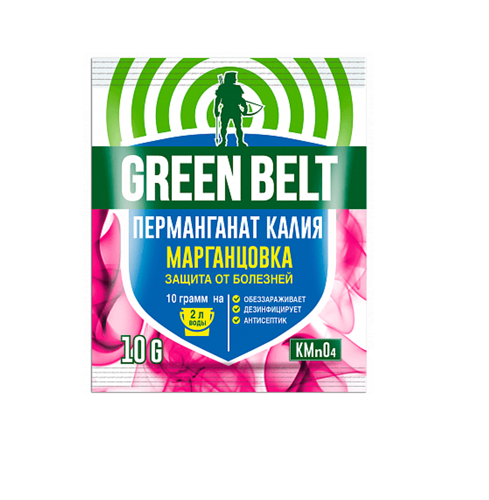 Антисептик Перманганат калия GREEN BELT 10 гр (1/100)